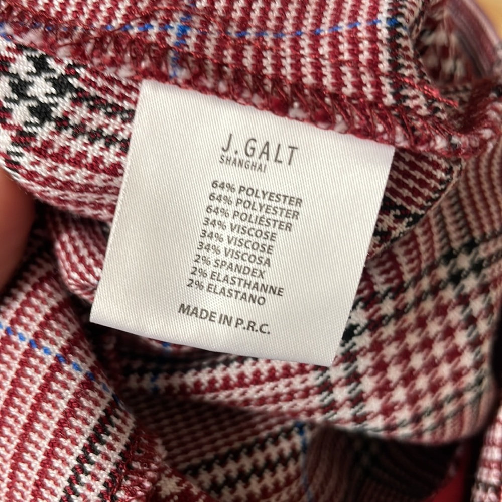 Brandy Melville Pink Plaid Mini Skirt - Picture 5 of 5
